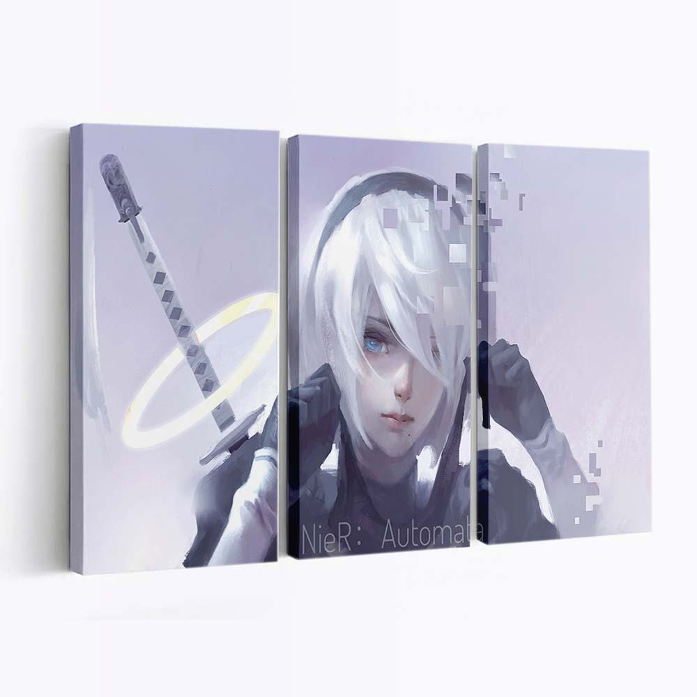 nier automata 4k artworks vu